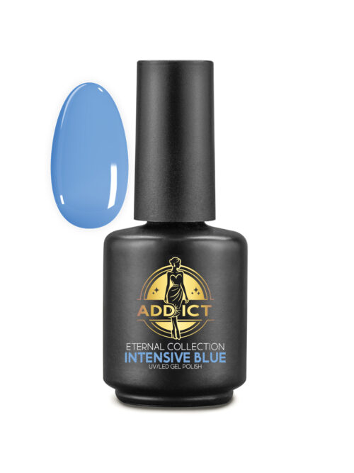 Oja semipermanenta 13 ml Addict - Intensive Blue, Albastru