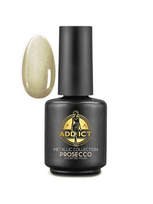Oja semipermanenta 13 ml Addict - Prosecco, Verde
