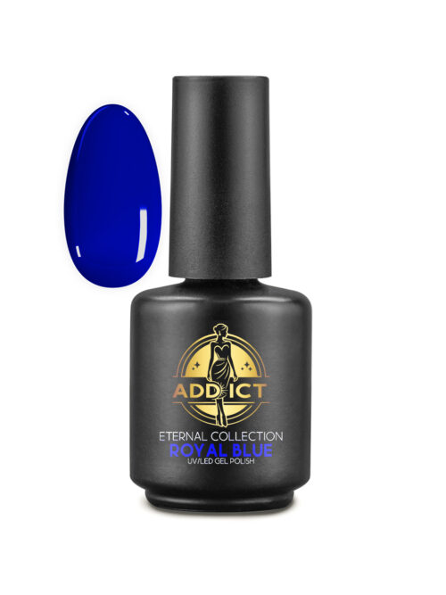 Oja semipermanenta 13 ml Addict - Royal Blue, Albastru